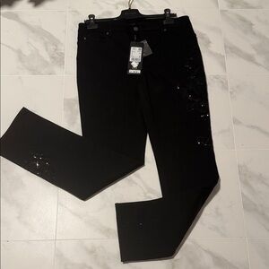 Escada Elegant Black Skinny Jeans